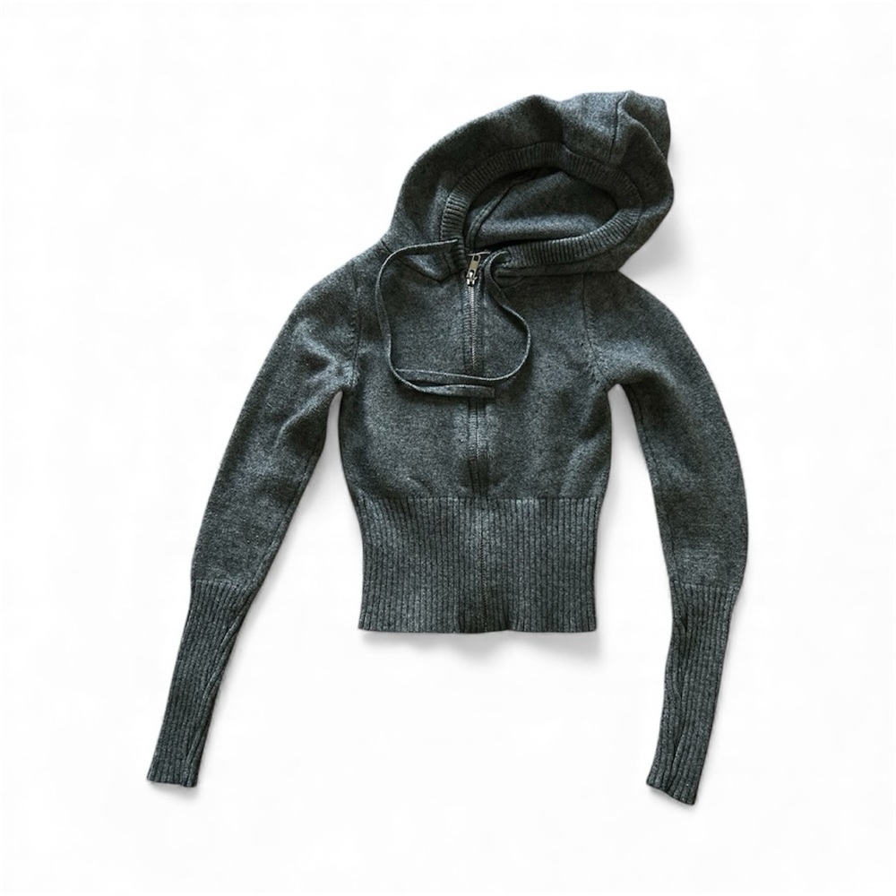 Gray Women's Hooded Sweater